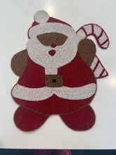 Load image into Gallery viewer, Beaded Black Santa Claus Placemat
