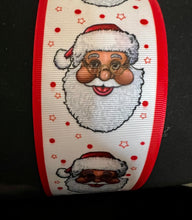 Load image into Gallery viewer, White Grosgrain Santa Claus Ribbon
