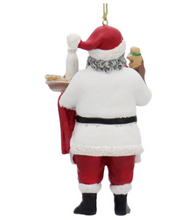 Load image into Gallery viewer, Kurt Adler Santa Ornament with Milk and Cookies
