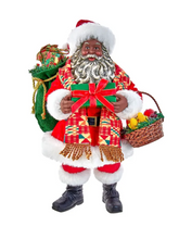 Load image into Gallery viewer, 12&quot; Fabriché™ Kwanzaa Santa
