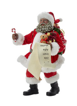 Load image into Gallery viewer, 10.5&quot; Fabriché™  Santa with List

