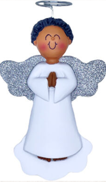 Male Baby Angel Ornament