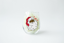 Load image into Gallery viewer, Santa Claus Stemless Wine Glass
