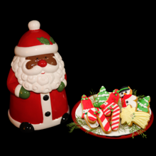 Load image into Gallery viewer, Santa Claus Ceramic Cookie Jar
